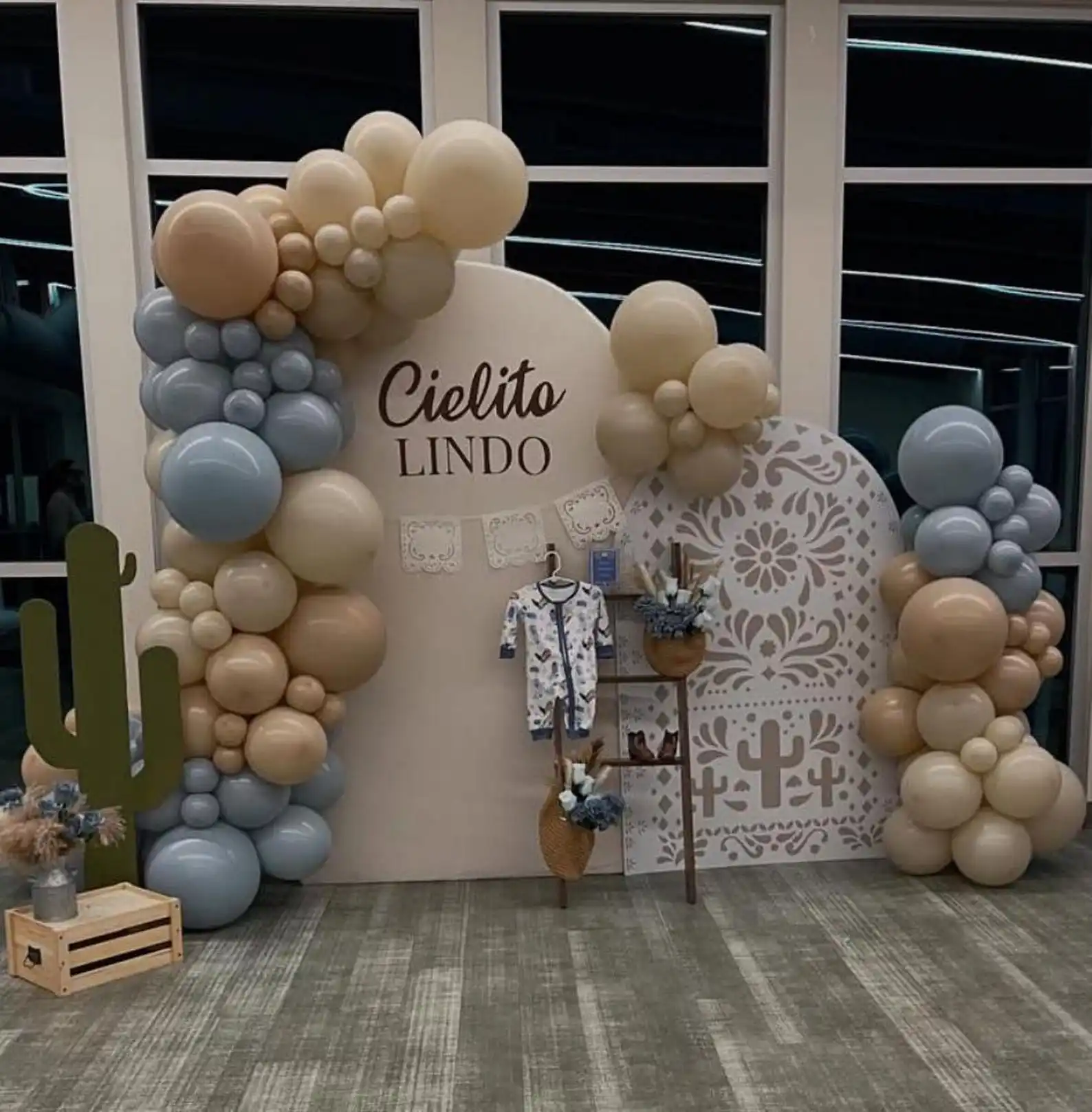 Mehofond مخصص 2-الجانب المكسيكي فييستا Cielito Lindo عيد ميلاد الزفاف العروس غطاء دش كيارا قوس خلفية ديكور خلفية