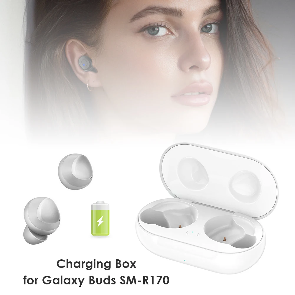 Bluetooth-compatible Charging Bin Wireless Earbuds Charger Case Outdoor Enjoyable Earphone Ornament for Galaxy Buds+ SM-R175