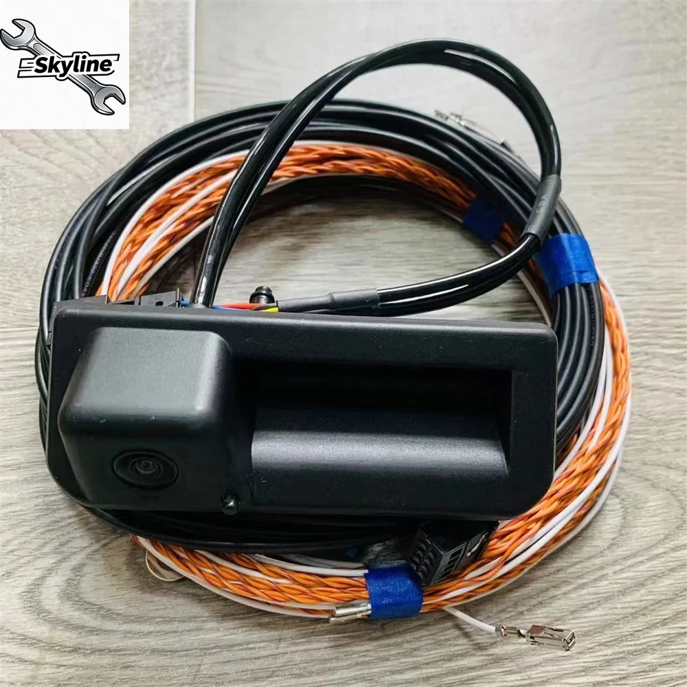 8W8 827 566 E 8W8827566E ل Q5 FY A5 F5 80A كاميرا الرؤية الخلفية RVC مع خط التوجيه الأسلاك تسخير #1