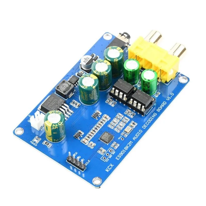 Super Sale ES9018K2M Audiophile Grade I2S Hi-Fi Audio DAC Decoder Board HiFi I2S Audio DAC Decoder Board for DIY Stereo Amplif