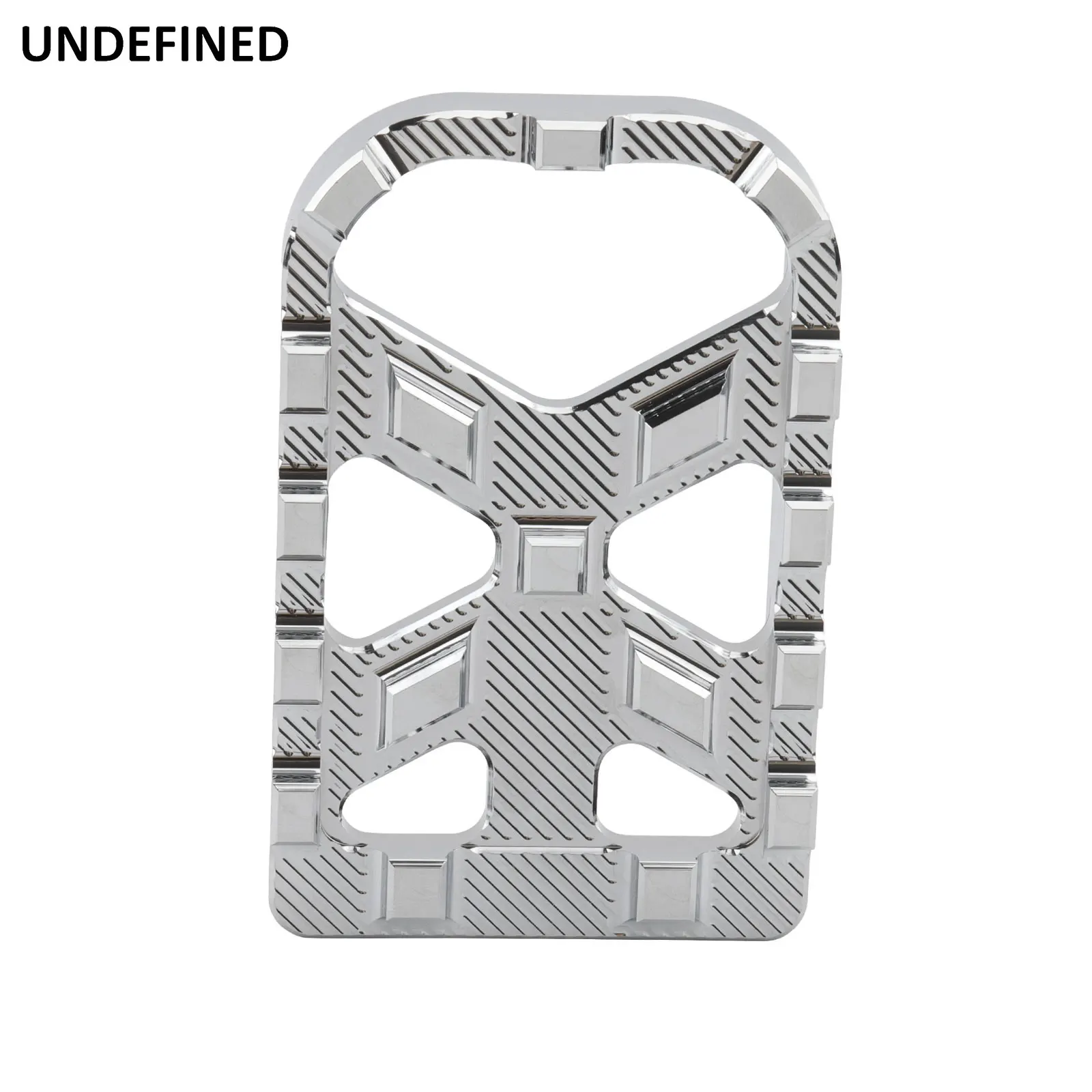 Motocicleta Freio Pedal Pad Capa CNC Alumínio Grandes Almofadas Para Harley Dyna FLD Softail Fat Boy Deluxe Touring Electra Glide Trike