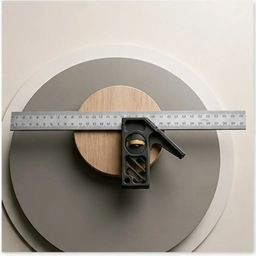 1Pcs Carpentry Angle Ruler Stopper High Hardness Combinations Square Useful Woodworking Tool for Marking Measuring Framing Combo