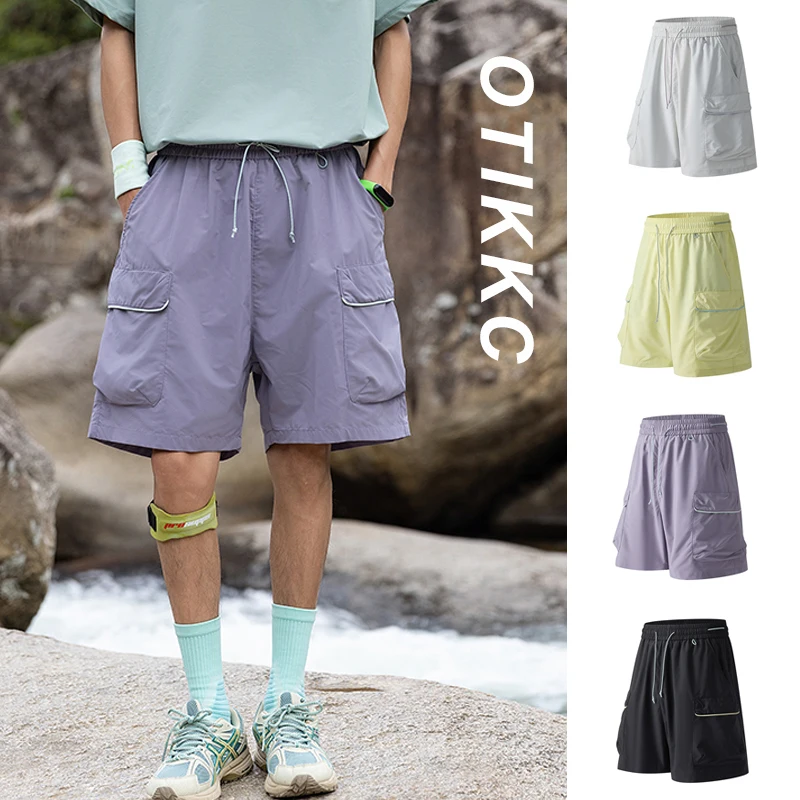 New Outdoor Summer Self-Storage Shorts For Men Breathable Loose Straight Pants… - Image 4