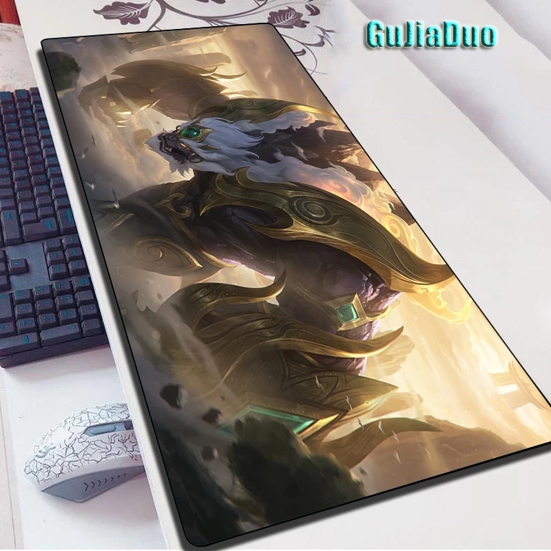 League of Legends Lunar Guardian Anime Mouse Pad Laptop Play Mat Gaming Accessories Kawaii Mange Mousepad Gamer Cabinet Carpet