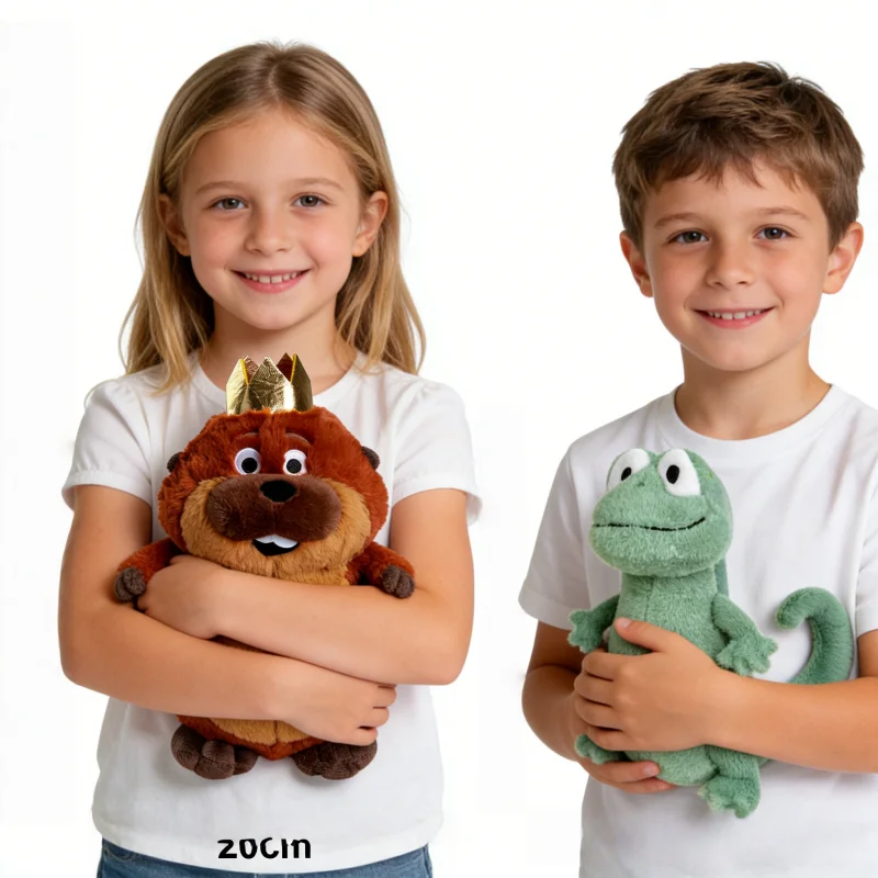 Hoppers Plush Toy Lizard Anime Peripherals King George Tom Lizard Mabel Loaf Ellen Plush Animal Stuffed Toys Gift