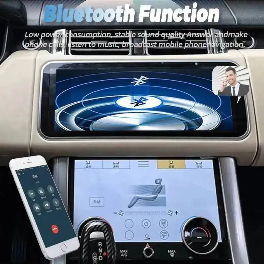 12.3 "Per Land Rover Sport L494 Vogue L405 2013-2017 Auto Lettore Video Multimediale HU Android 13 Carplay Schermo Curvo DSP Stereo