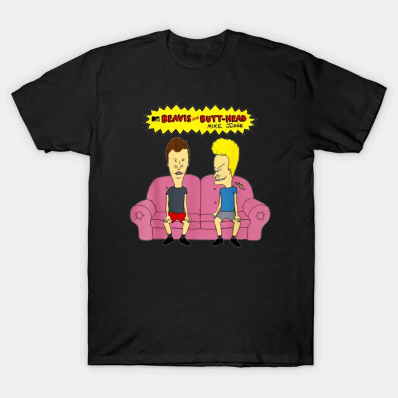beavis and butthead T Shirt vintage Washed graphic homme Top For Everyday Wear Stylish Comfortable Casual streetwear Stretched