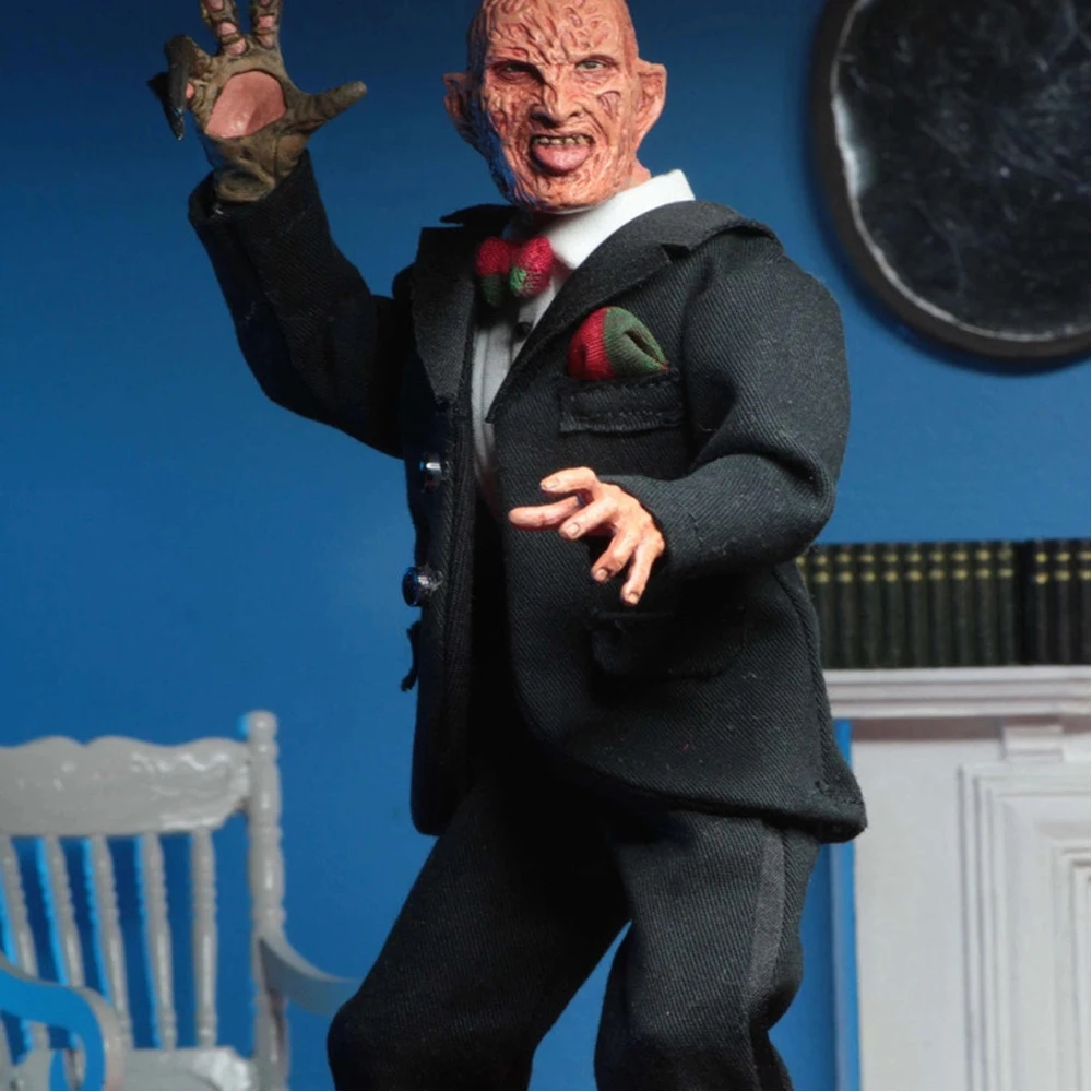 NECA Tuxedo Freddy 8' Action Figure Model A Nightmare on Elm Street 3 Freddy Doll Horror Toys Garage Kit view 4