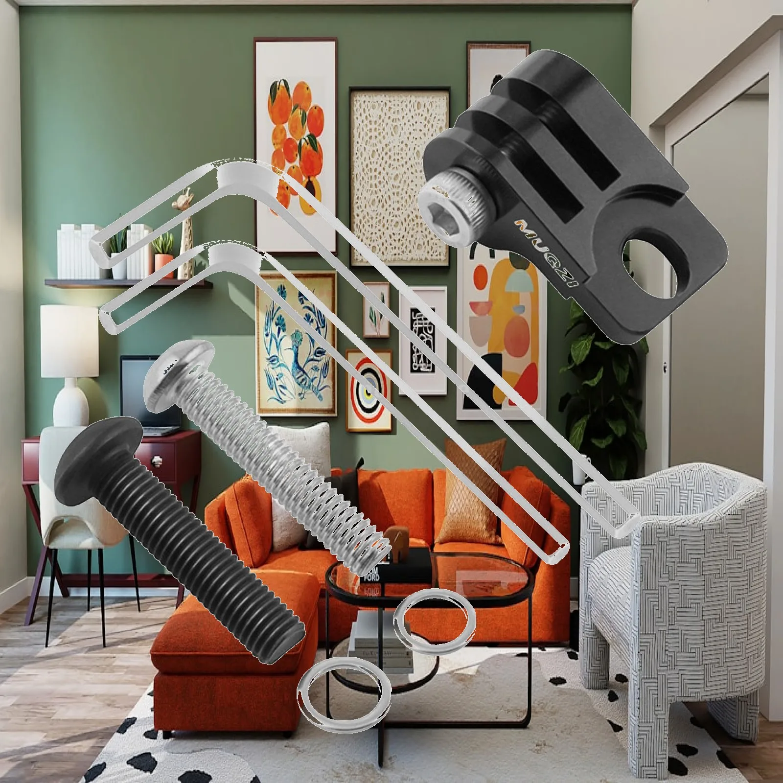 

Aluminum Alloy Bike Computer Mount Universal Cycling Handlebar Bracket for Smart Watch Camera Speed Devices