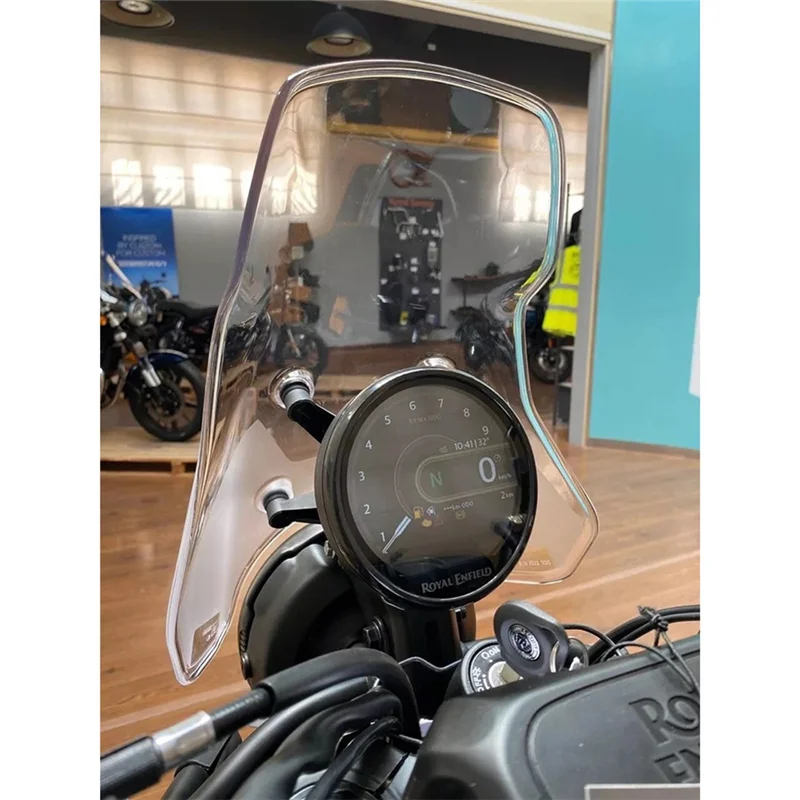 

Motorcycle Windshield Windscreen Wind Screen Deflector For Himalayan 450 Himalayan 452 2024-2025-X67A
