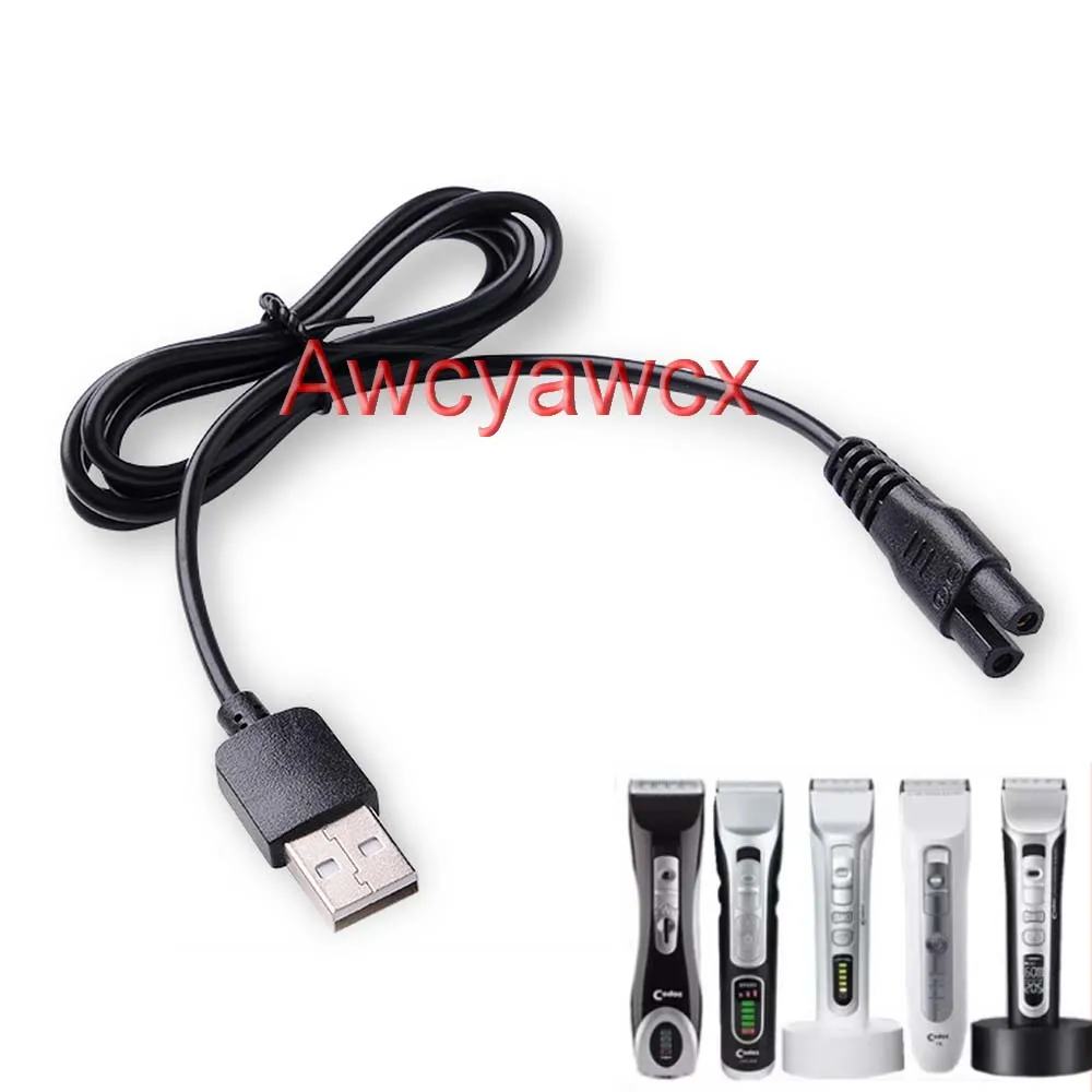 High quality Electric Clippers Pet Shaver USB Charger Charging Cable Power Cord For C6/C7 Hair Trimmer Part