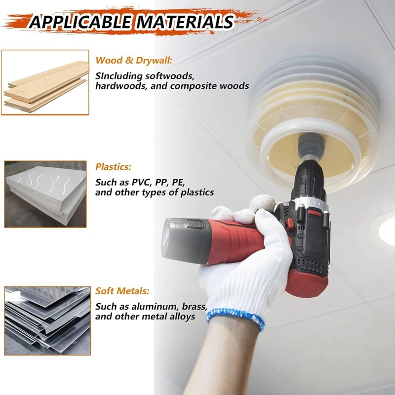 scie-cloche-dta5-6-19-64-pour-luminaires-encastres-avec-bac-de-recuperation-de-poussiere-pour-eclairage-encastre-6-pouces-incluant-tige-hexagonale-de-3-8-pouces-et-mandrin-sds-plus