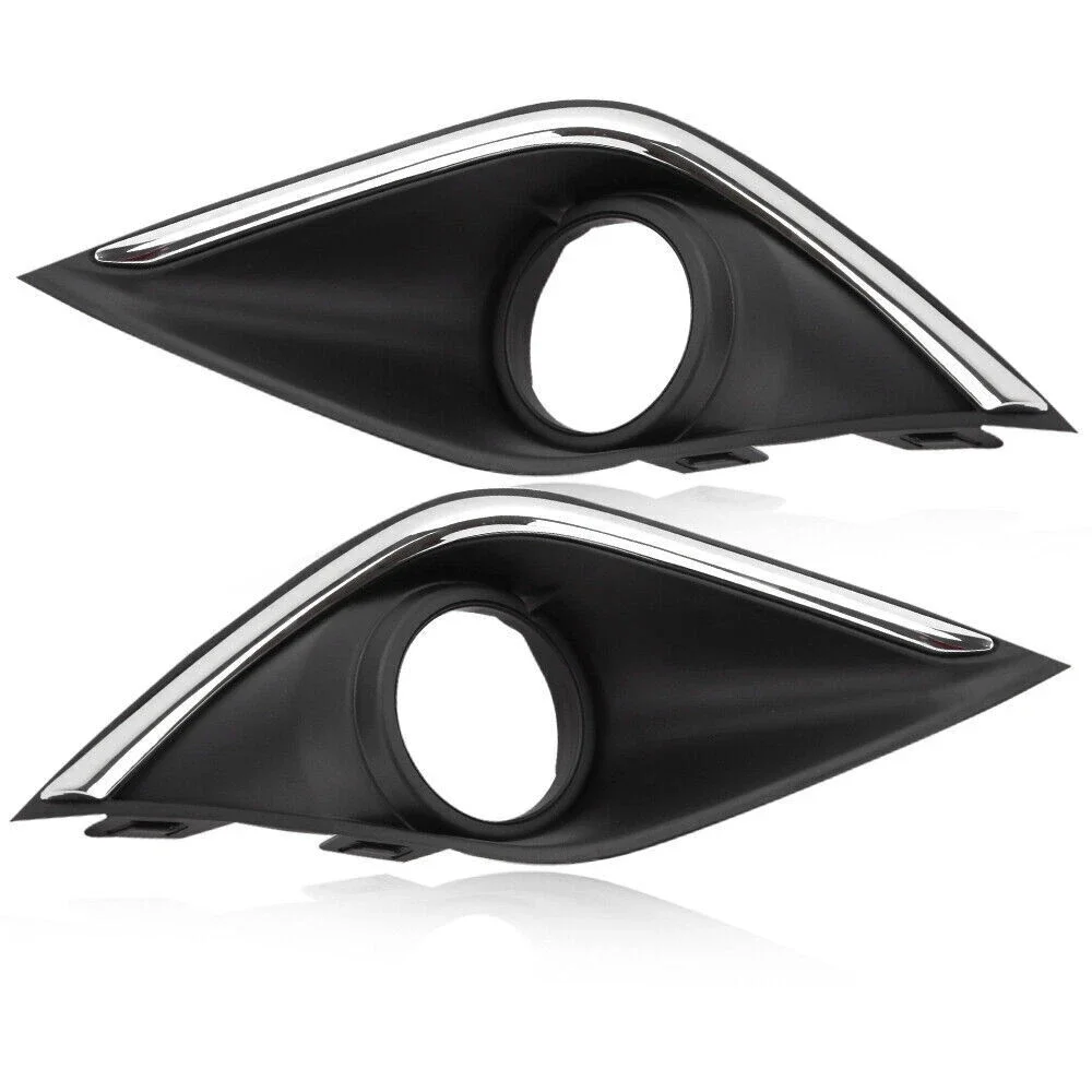 

1Pair For Mitsubishi Outlander Mk3 2015-2019 Front Fog Light Surround Trim Cover Car Front Fog Lamp Decorative Cover Accessories
