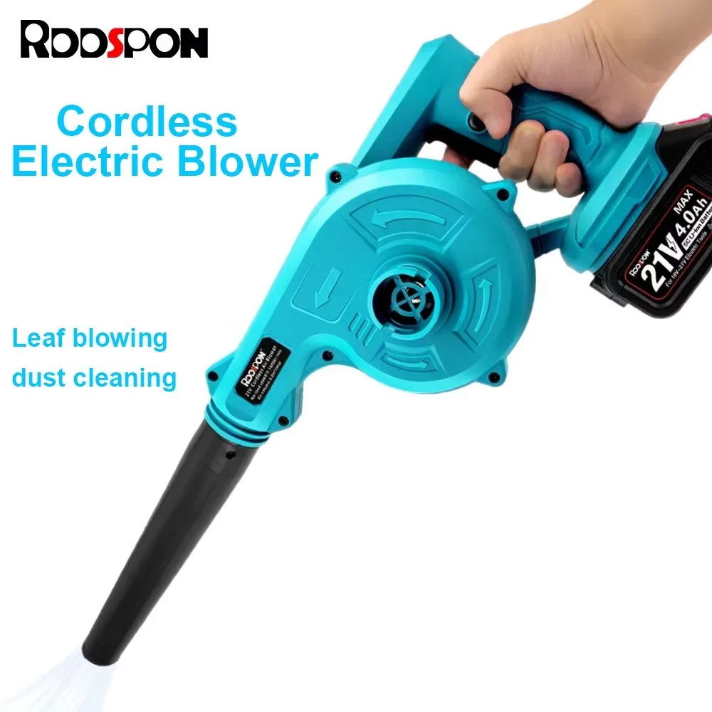 

2 в 1, беспроводной электрический вентилятор, пылесос, всасывающий вентилятор для листьев, пылесос, электроинструмент, подходит для Makita