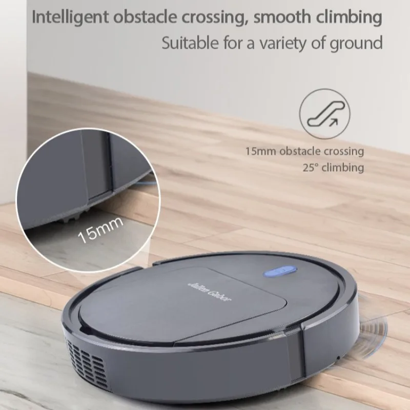 

NEW USB Sweeping Robot Vacuum Cleaner Mopping 3 In 1 Smart Wireless 1500Pa Dragging Cleaning Sweep Floor for Home Office