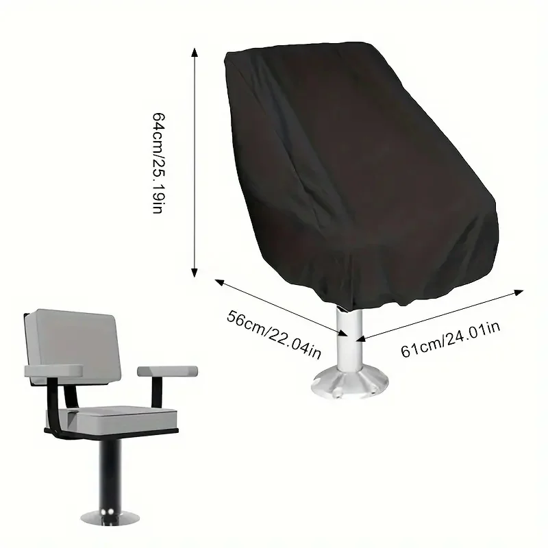 غطاء مقعد القارب، غطاء كرسي، غطاء كرسي اليخوت الخارجي، غطاء حماية المقعد الخارجي لسفينة الرحلات البحرية #5