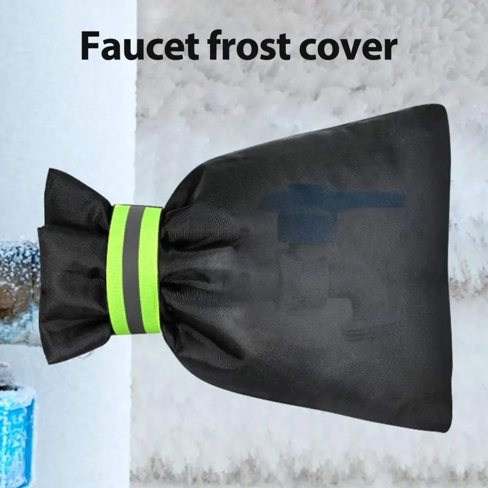 Faucet Anti-freeze Cover Outdoor Faucet Cover for Winter Waterproof Freeze-proof Hose Bib Protector Reusable Oxford Cloth Faucet