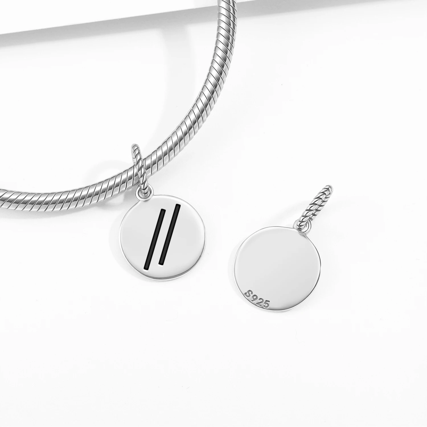 

Parallels Astrology 925 Sterling Silver Charm Bead DIY Pendant Charm for Bracelet Jewelry Gift