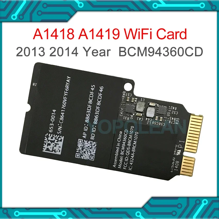 Original Wifi Airport Card BCM94360CD For iMac 21