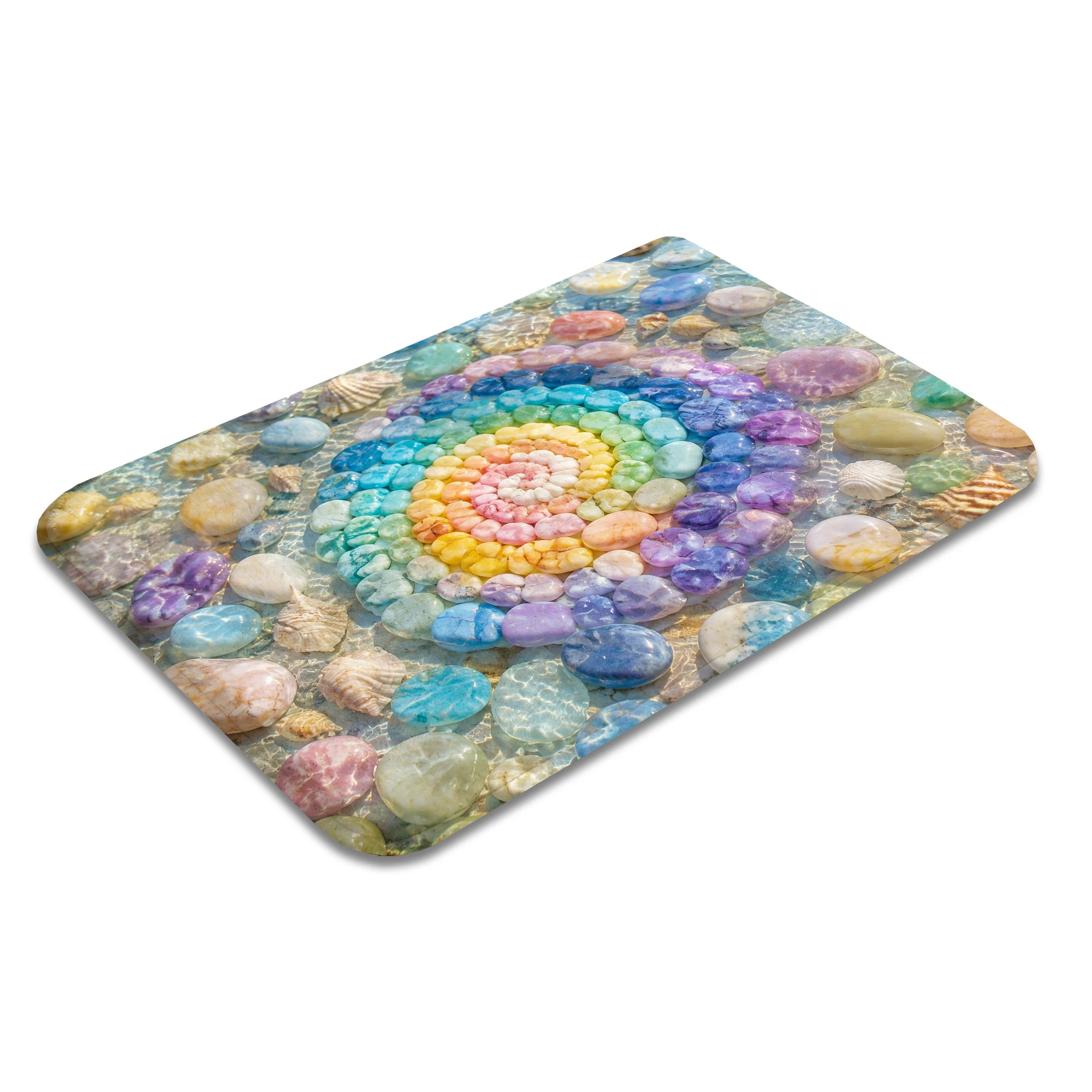 Chinese Style Bath Mat Crane Plum Blossom Non-Slip Water Absorbent Bathroom Rug Soft Floor Carpet for Bathtub Shower