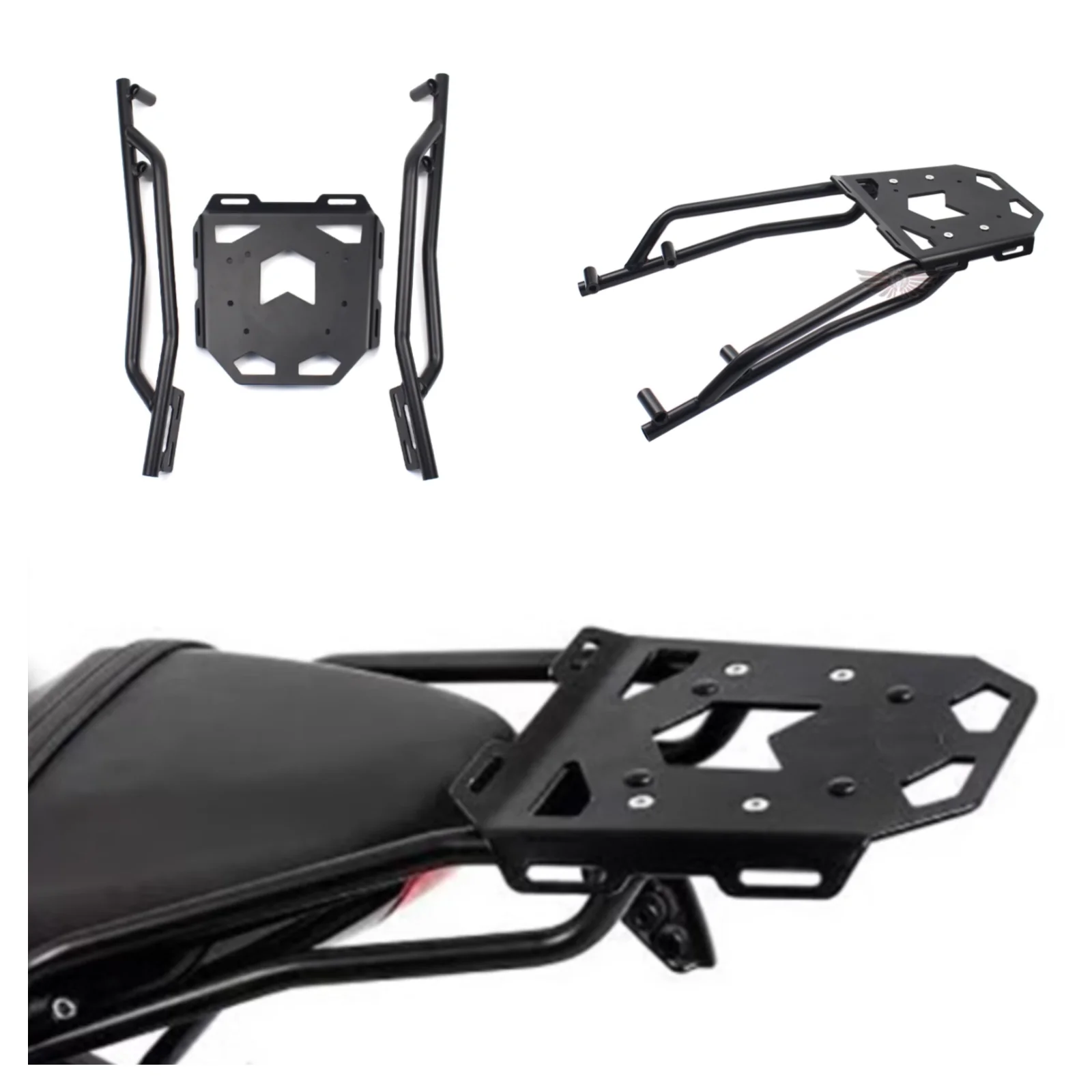 Motorcycle CNC Rear Luggage Cargo Rack Carrier Fit For TRIUMPH TRIDENT 660 2021-2024