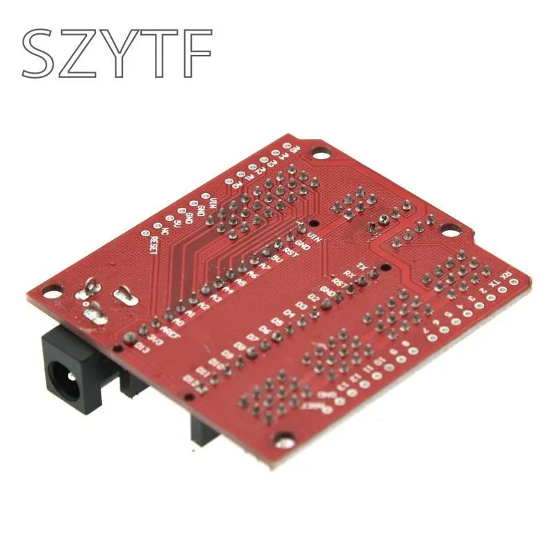 Multi-Function Funduino Nano Shield Expansion Board for Electric DIY SCM - Orange + Black (NANO SHIELD) For nano 3.0