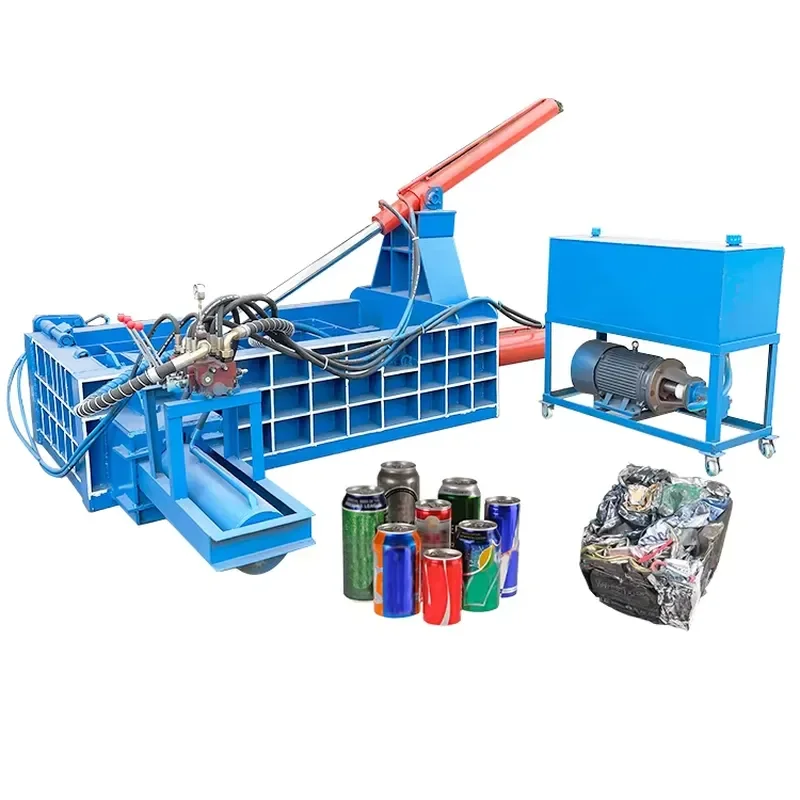 Crusher Metal Baling Press 17kg Scrap Aluminum and Scrap Car Baler Scrap Car Shell Compactor for Recycling