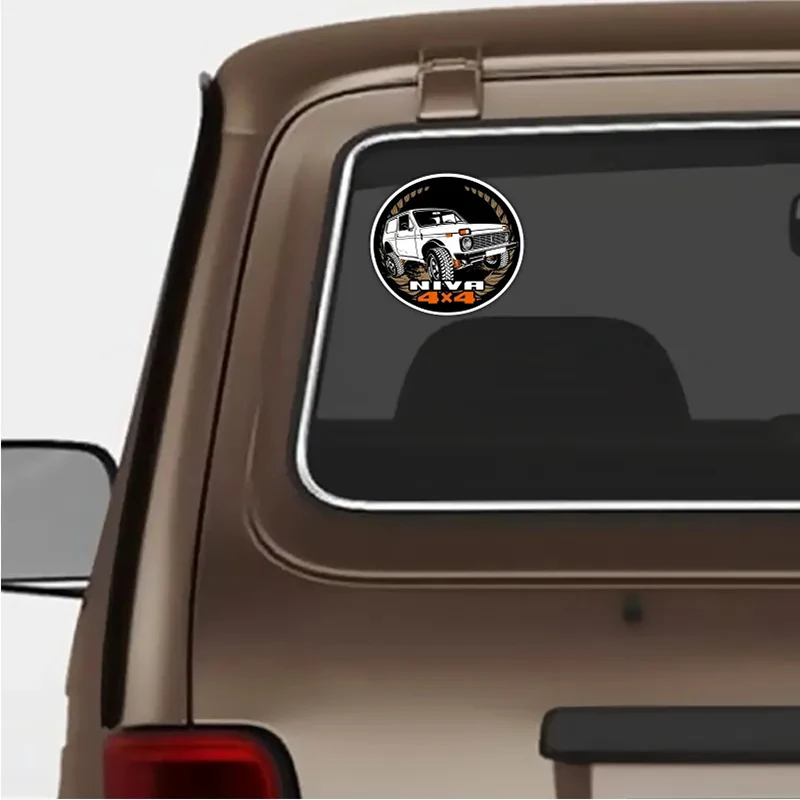 V1160# 13 CM/30 CM Self-adhesive Decal Нива 4х4 Car Sticker Waterproof Auto Decors on Bumper Rear Window Laptop