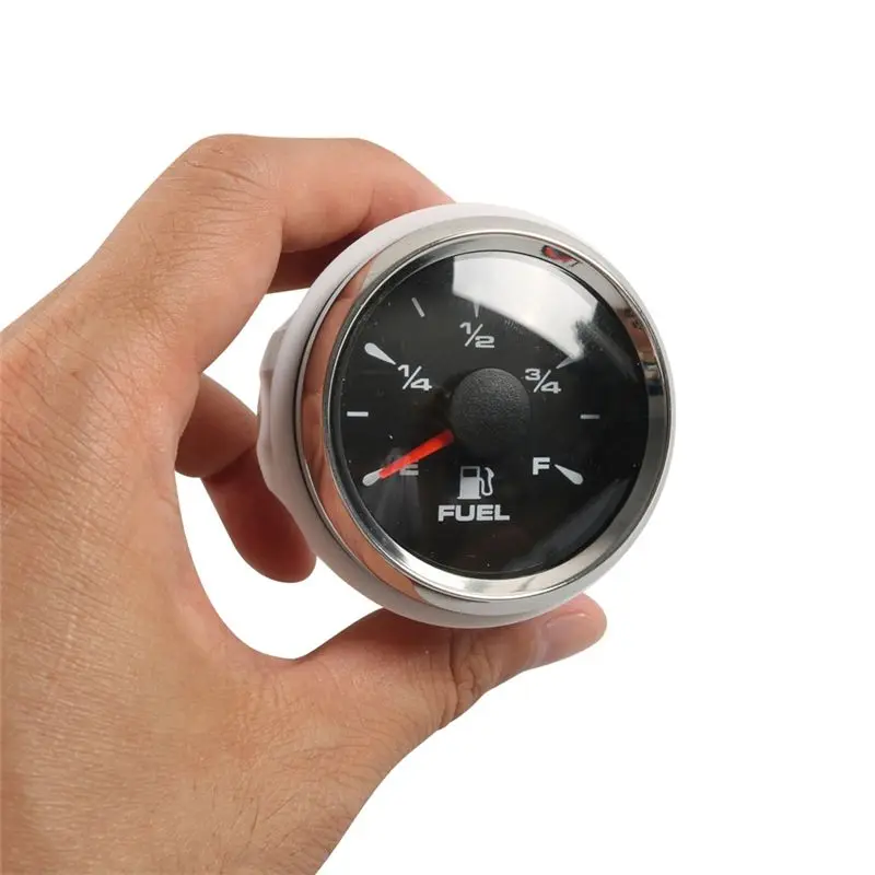 Universal Oil Level Gauge 52Mm With 1/8 Inch Scale Markings, Stainless Steel Frame, For RV Yacht Accessories Modification