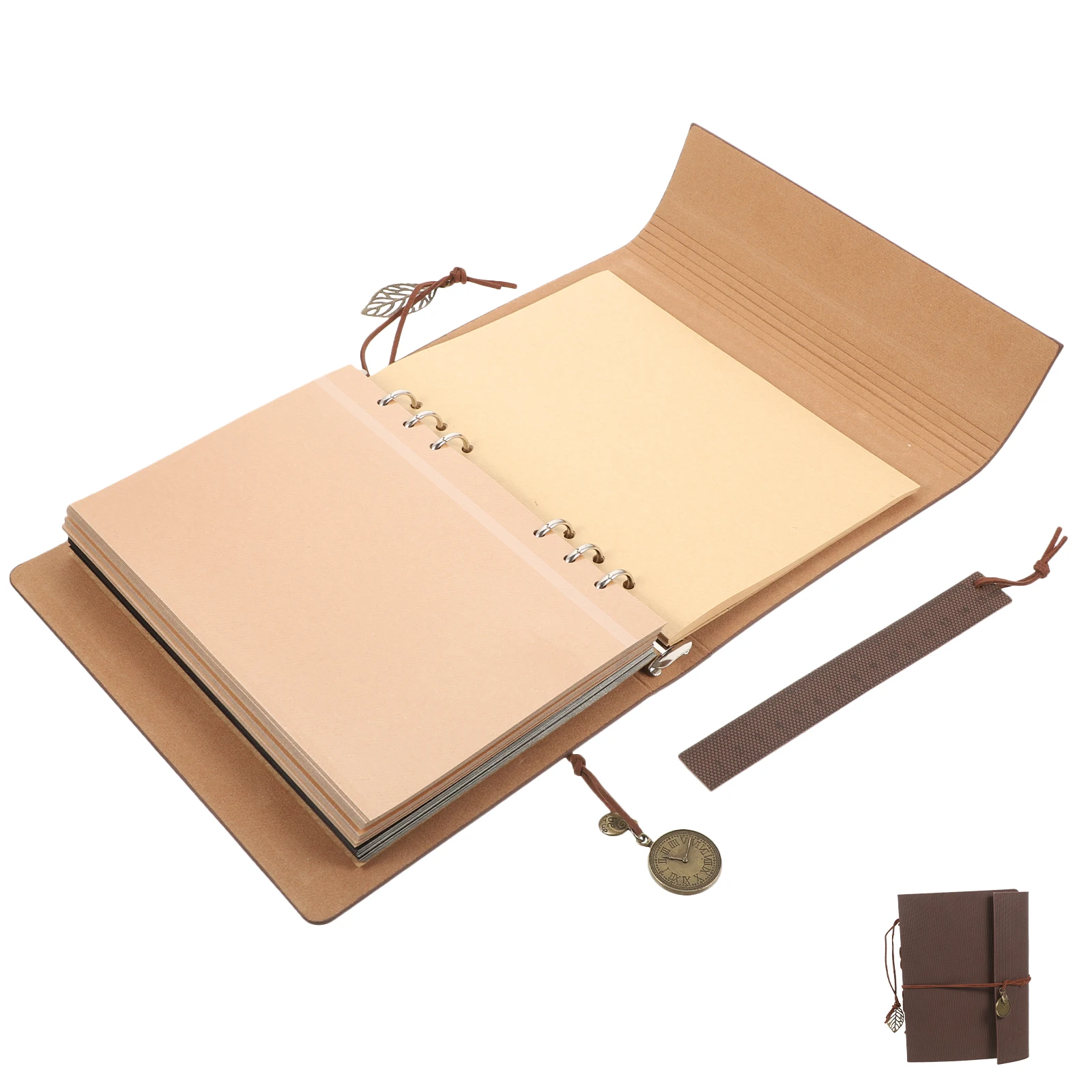 

50Pcs Creative Vintage Style Photo Album Portable Memories Self-Adhesive Family Memories Tracker
