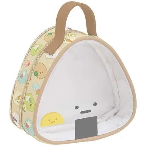 Sumikko Gurashi двусторонняя косметичка большой емкости в форме рисового шарика, сумка для хранения, милый портативный дорожный косметичка