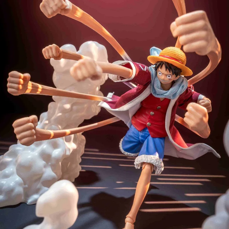 Shf Ruffy Burgunderroter Umhang im Maßstab 1:12, Mantel, Kleidungszubehör, Modell für 15,2 cm große Anime-Actionfiguren, Körperpuppen, Dekor