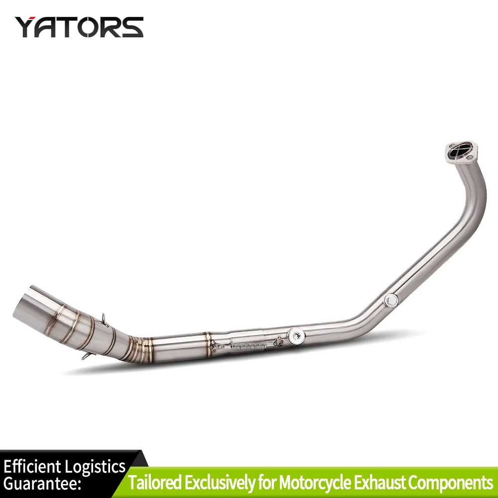 

Motorcycle Full Exhaust System for Yamaha YZF-R15 V3 Modification, Dual Oxygen Sensor Bung Header 2017-2026