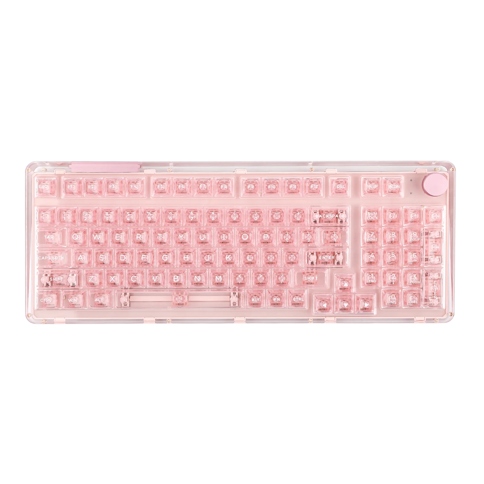 KiiBOOM Phantom 98 98 toetsen Hot-swappable Bedraad/Bluetooth5.0/2.4GHz Draadloos acrylpakking Mechanisch toetsenbord