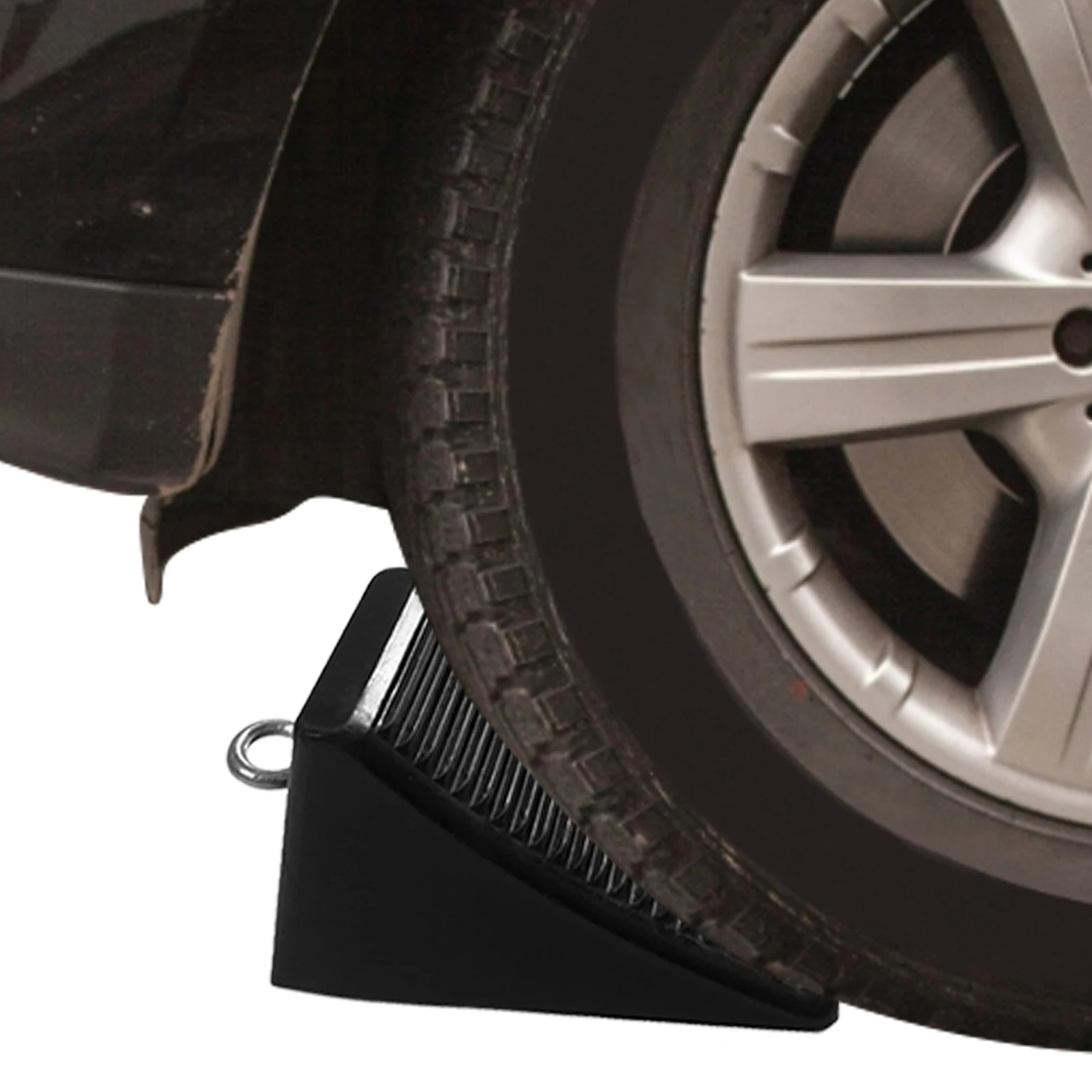 

Motorcycle Wheel Chocks For Trailer Heavy Duty Rubber Wedge For Front And Back Tires Solid Wear-Resistant Rubber Wheel Stoppers