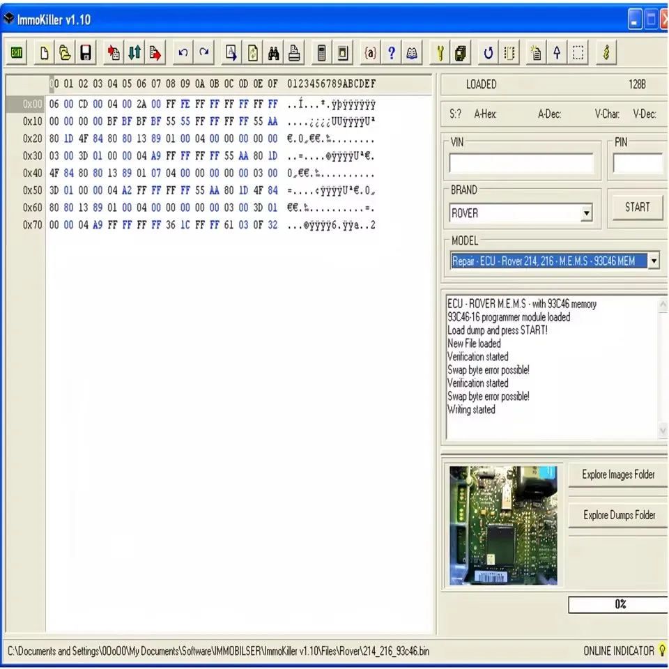 أحدث إصدار من أدوات السيارات ImmoKiller V1.10 IMMO off Software V1.1 ECU أداة مبرمج لإصلاح السيارات أداة تمرير منع الحركة #1