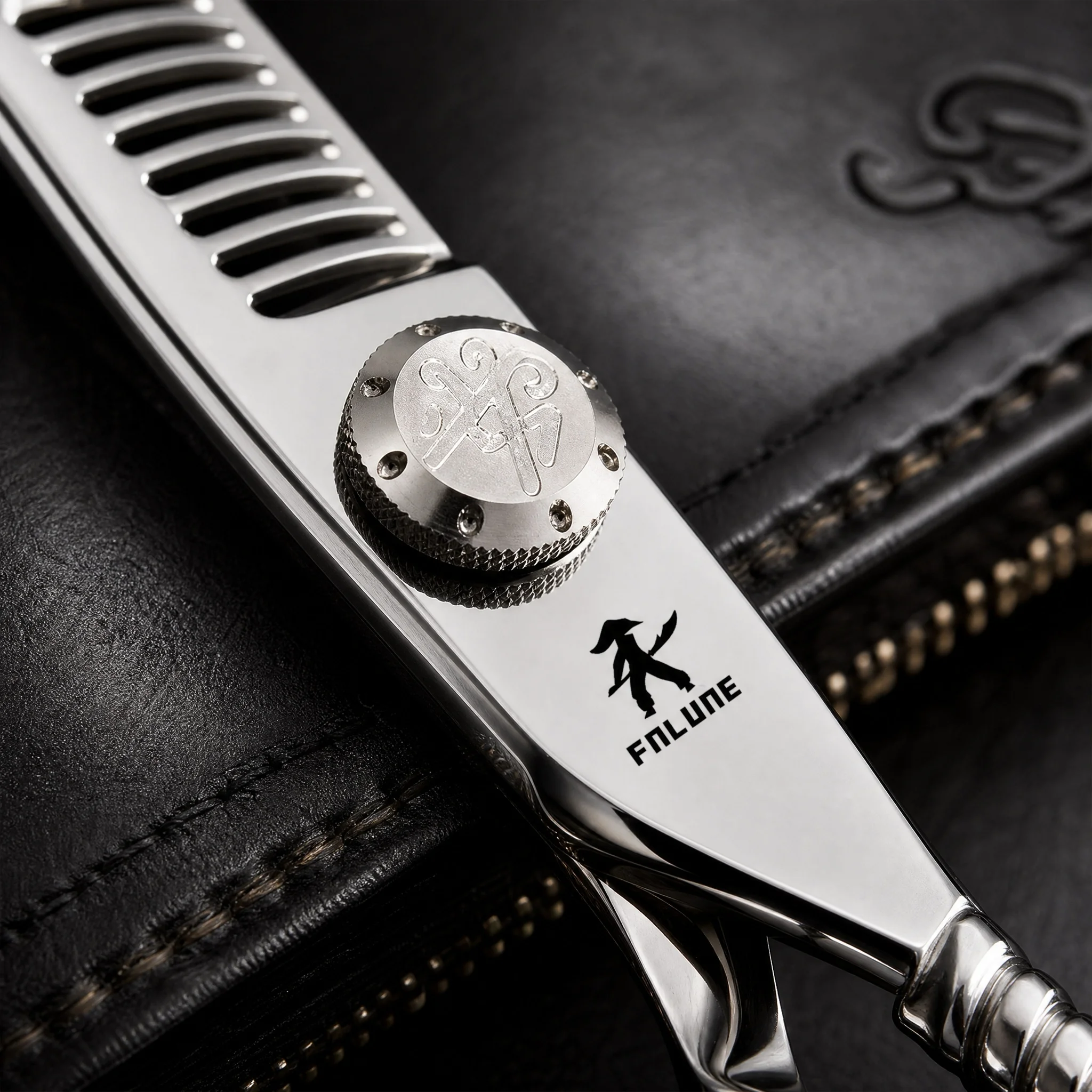 FnLune Professional Hair Cutting Shears for Barbers and Salons, Available in 29 Styles and 5 Sizes Ranging From 5 To 7.8 Inches