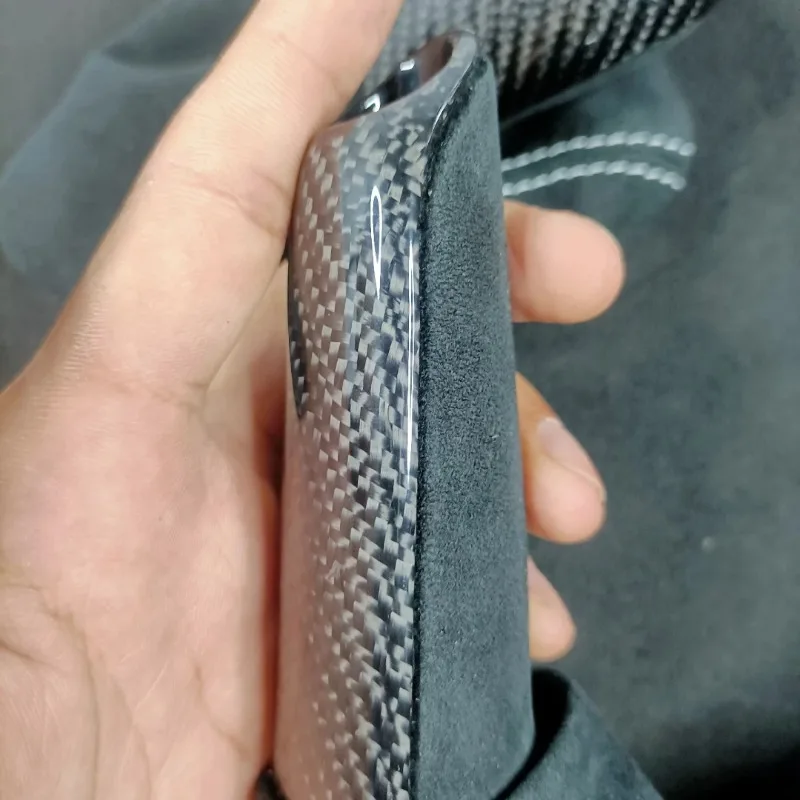 For BMW F22 E90 E92 E60 E39 F30 F31 F32 F34 F35 F10 F20 F80 F82 Handbrake Grips Cover Real Carbon Alcantara Interior Accessories