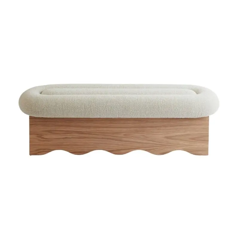 Medieval style design, Italian light luxury long pedal bedside stool