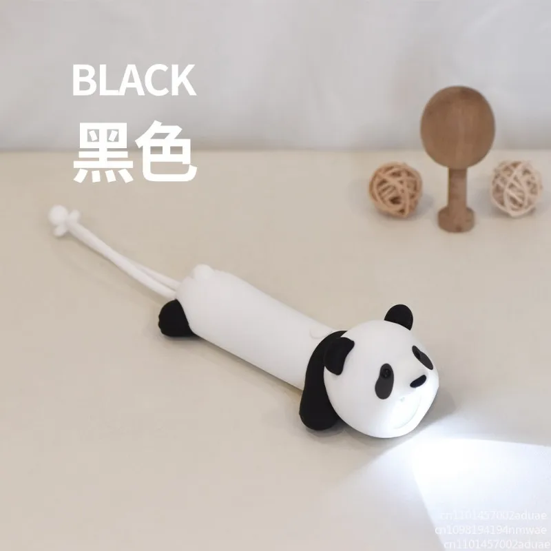 Flashlight USB Rechargeable Cute Soft Silicone Shark Crocodile Lion Dog Animal LED Lamp Portable Cartoon Shaped Handheld Light