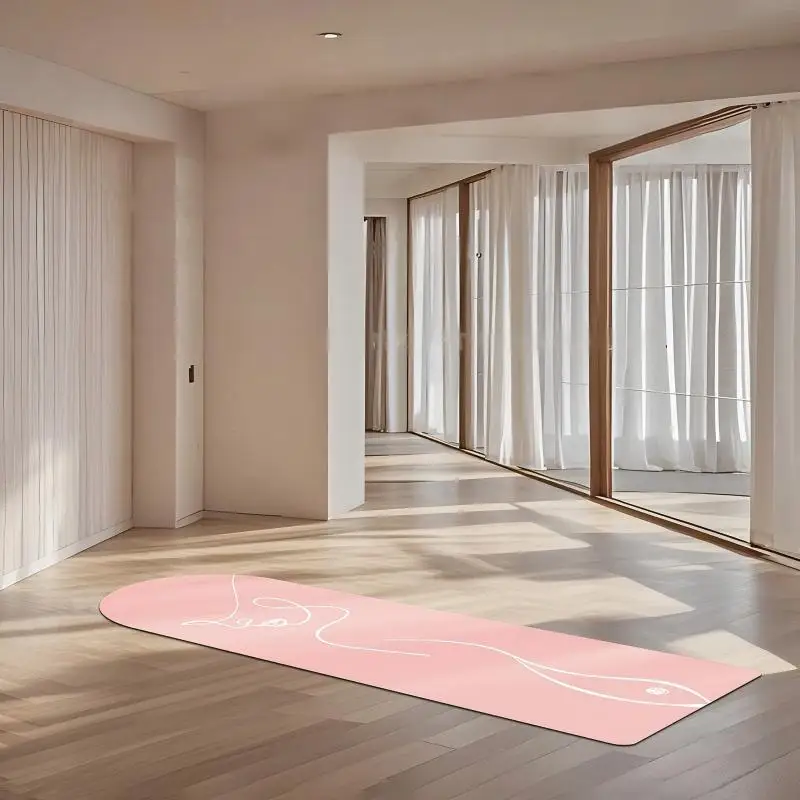 Precio de fábrica, venta al por mayor, duradero y portátil, ecológico, antideslizante, 4,5 mm de grosor, esterilla de yoga para pilates para uso en estudio y en el hogar
