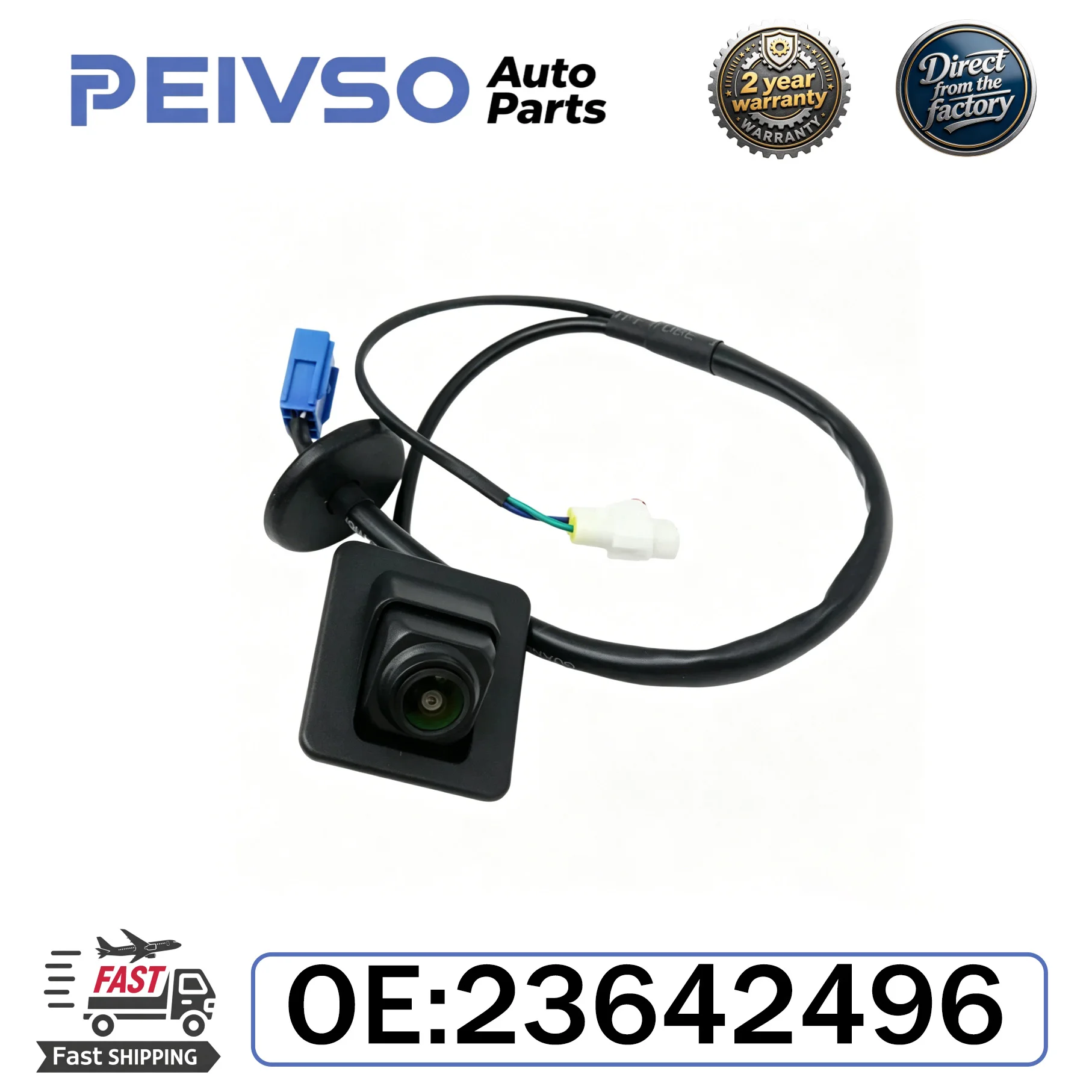 PEIVSO 23642496 Rear Reverse Camera For MG Hector Chevy Captiva Wuling Almaz Baojun 530 Rear View Parking Backup Camera 23545872