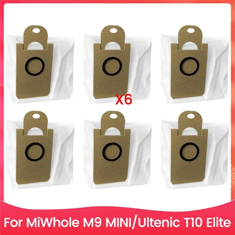 

ABKL-6PCS Набор аксессуаров для пылесосов Miwhole M9 MINI и Ultenic T10 Elite, сменные мешки для сбора пыли