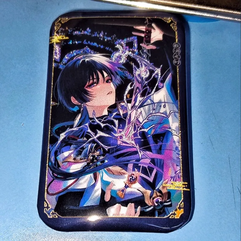 Exquisite Wanderer Kabukimono Balladee Scaramouche Kunikuzushi Everlasting Lord of Arcane Wisdom Hat Guy Rectangle badge