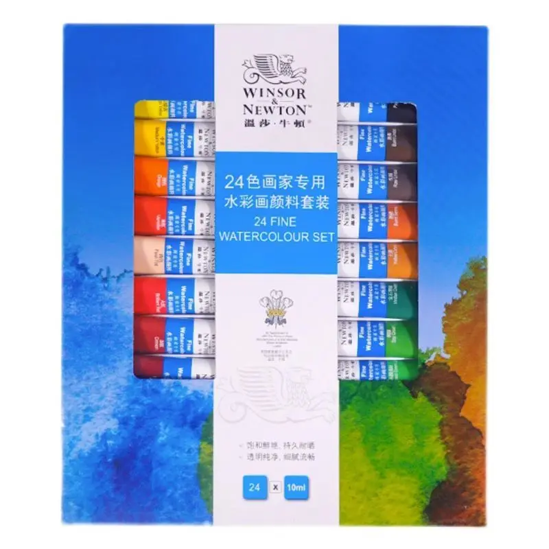 

Winsor Newton Watercolor Pigments Set 12/18/24/36 Colors Professional Water Color Paints for Beginner Painting Artists Drawing