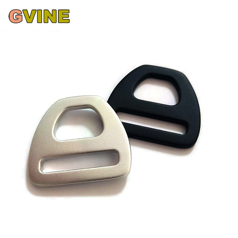 

10pcs Aluminum D Ring Triangle Buckles Metal Belt Webbing Adjuster Outdoor Bag Backpack Strap Accessories 25mm