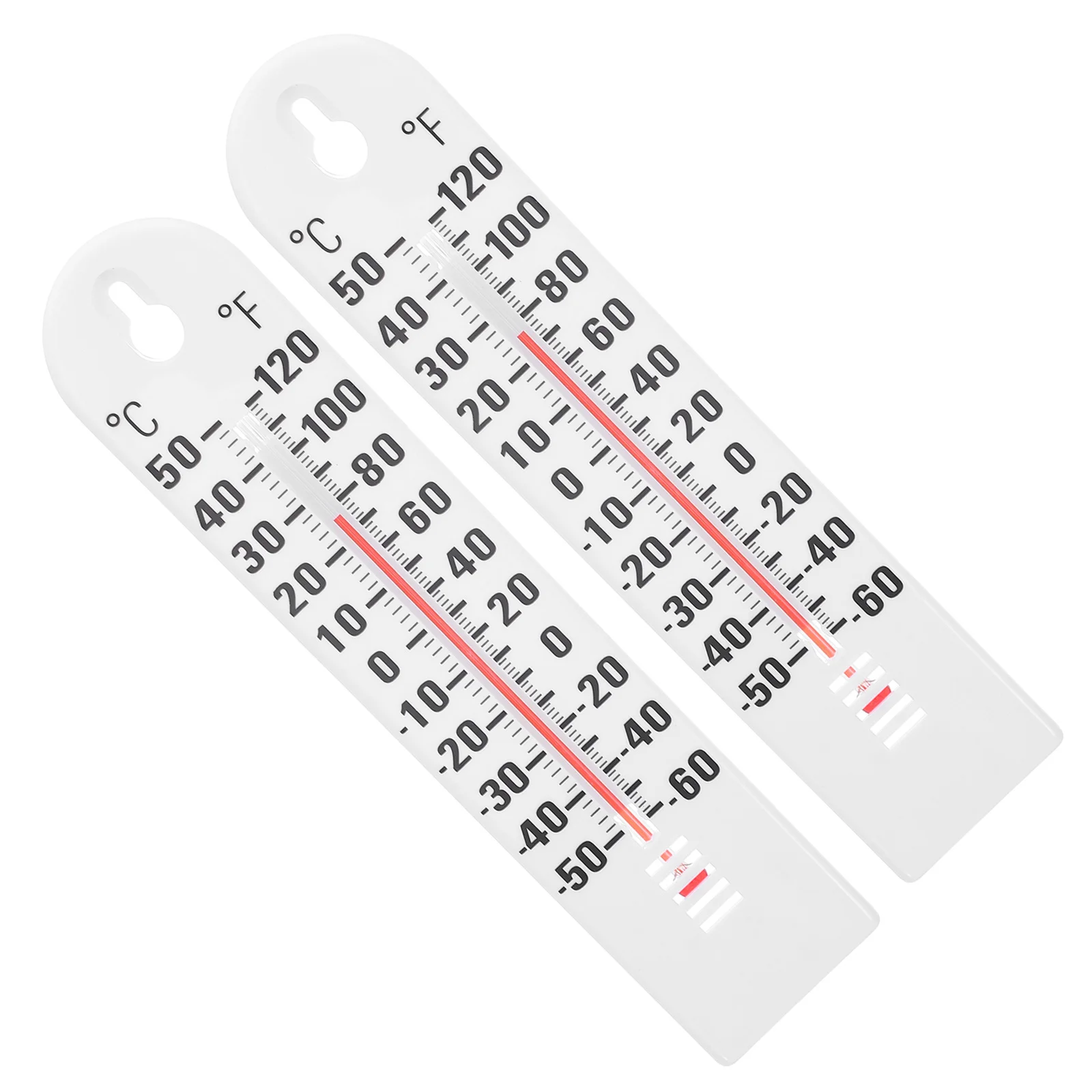 

2Pcs Wall Thermometer Indoor Accurate Temperature Humidity Monitor for Home Garden Greenhouse Refrigerator Wall Thermometer