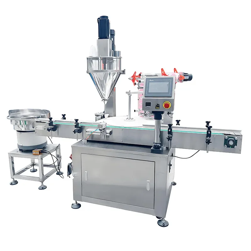 Yefan Automatic Powder Filling Machine Sealing Machine Small Can Coffee Powder Ganoderma lucidum Spore Powder Coffee