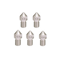 5pcs ANYCUBIC 4max Pro 2.0 Stainless Steel Nozzles - 3D Printer Parts