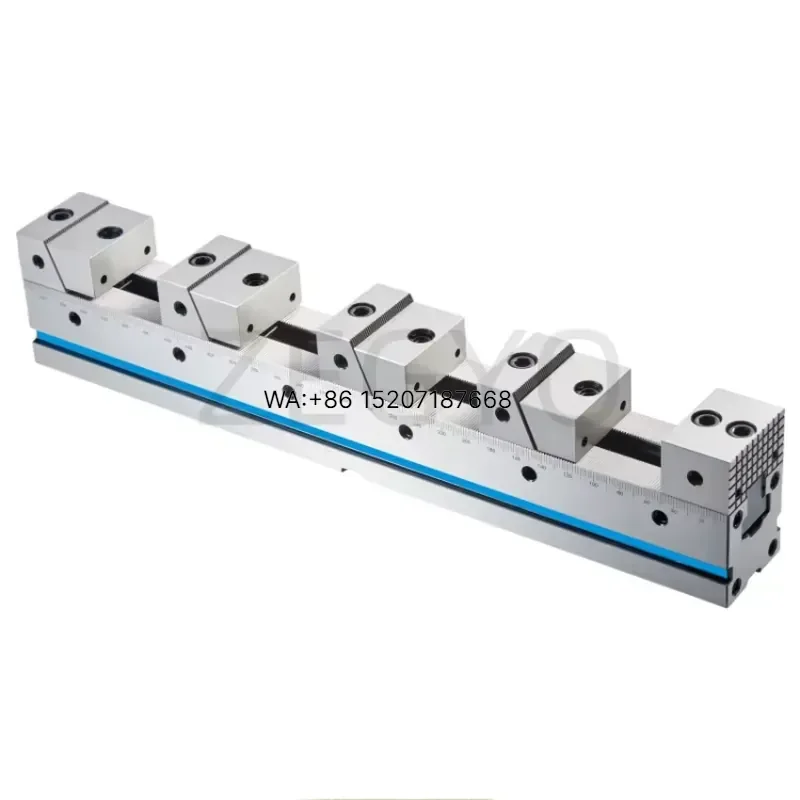 Wmwmnu Multi-station Precision Vise CNC Machining Fixture High Efficiency Clamping for Milling Drilling